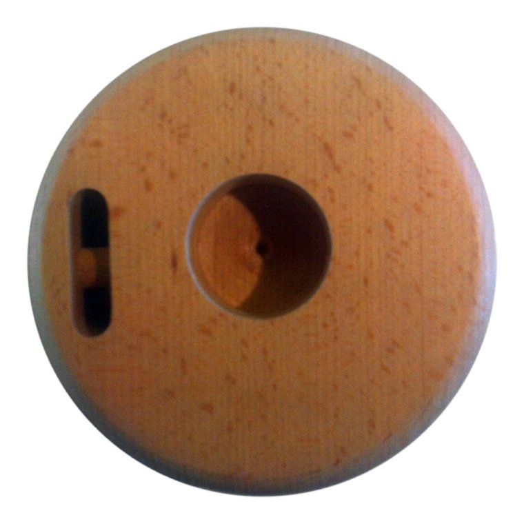 Flaggstangknapp i tre